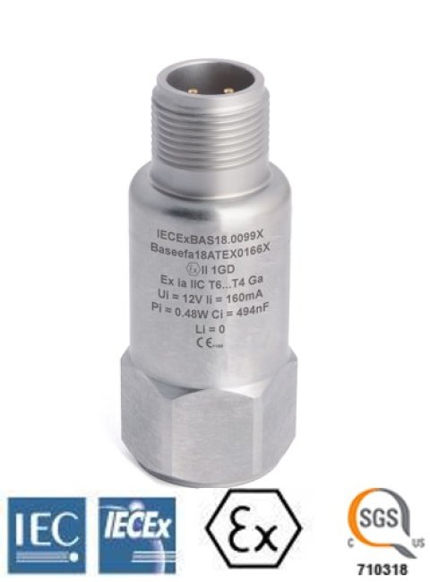 AC Low power HS104I Intrinsically safe vibration sensor
