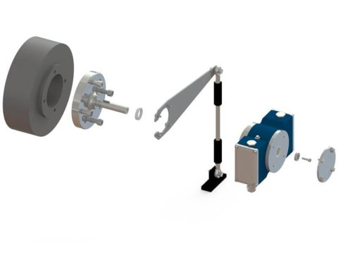 Hollow shaft encoder assembly /Engineer support