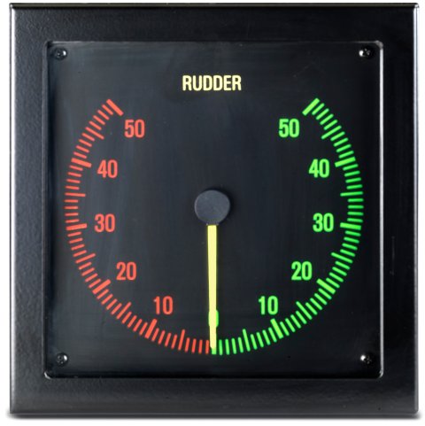 Rudder indicators