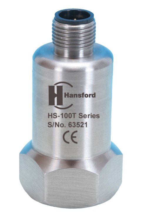 AC standard HS100T – AC & temperature accelerometer. Top Entry