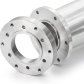 Transition flange for safety couplings