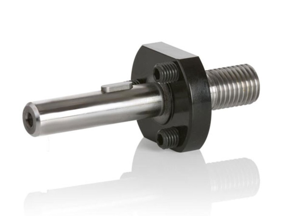 Encoder adapter for threaded adaptation in customer equipment