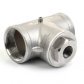 Adapter for mounting sensor in oil flow