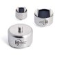 Mounting stud for magnetic attachment, curved surface