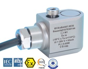 Intrinsically safe accelerometer EX zone