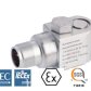 Compact intrinsically safe accelerometer