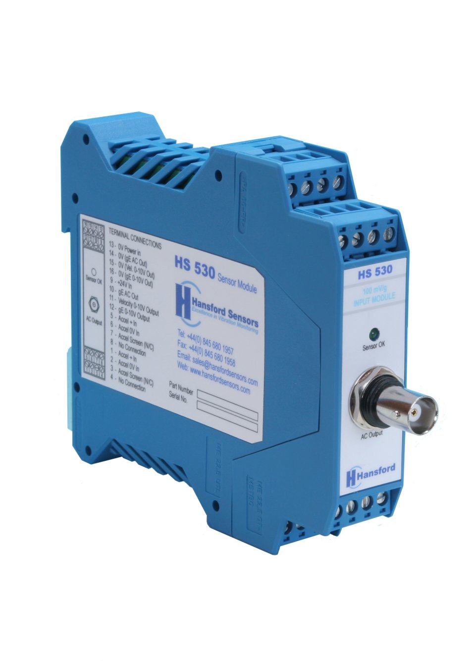 HS-530 SeriesSingle Channel Interface Module with Special Quad Output